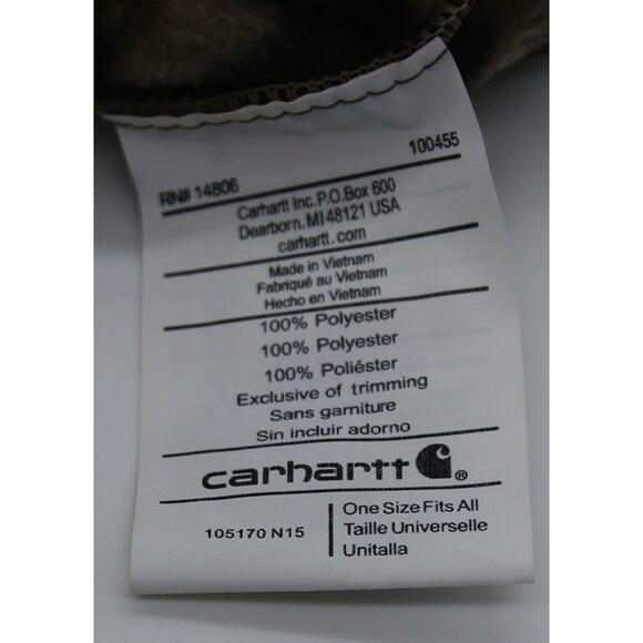 Carhartt Fleece Beanie Hat - N15 - Picture 6 of 7